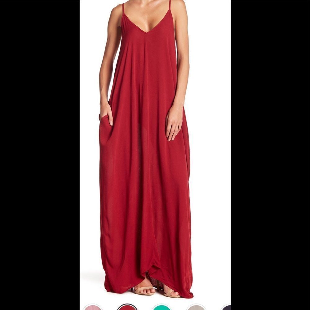 Love Stitch long gauze  dress